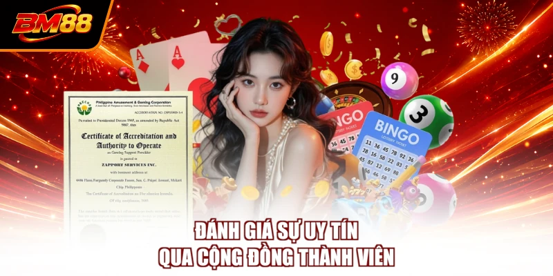 Đánh giá sự uy tín qua cộng đồng thành viên 