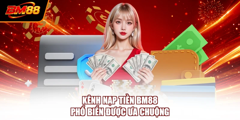 Kênh nạp tiền Bm88 phổ biến được ưa chuộng