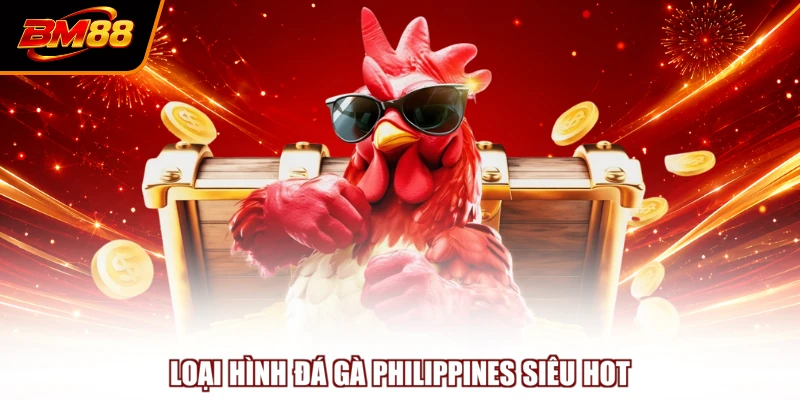 Loại hình đá gà Philippines siêu hot
