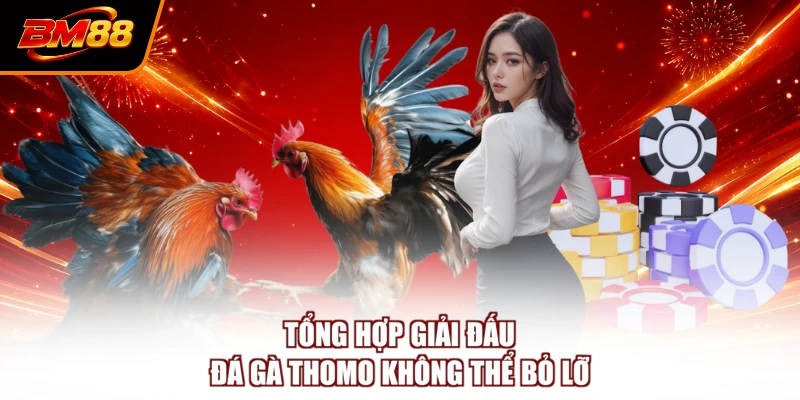 Tổng hợp giải đấu đá gà Thomo không thể bỏ lỡ